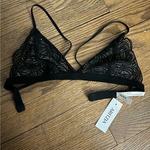 Aritzia Black Bralette